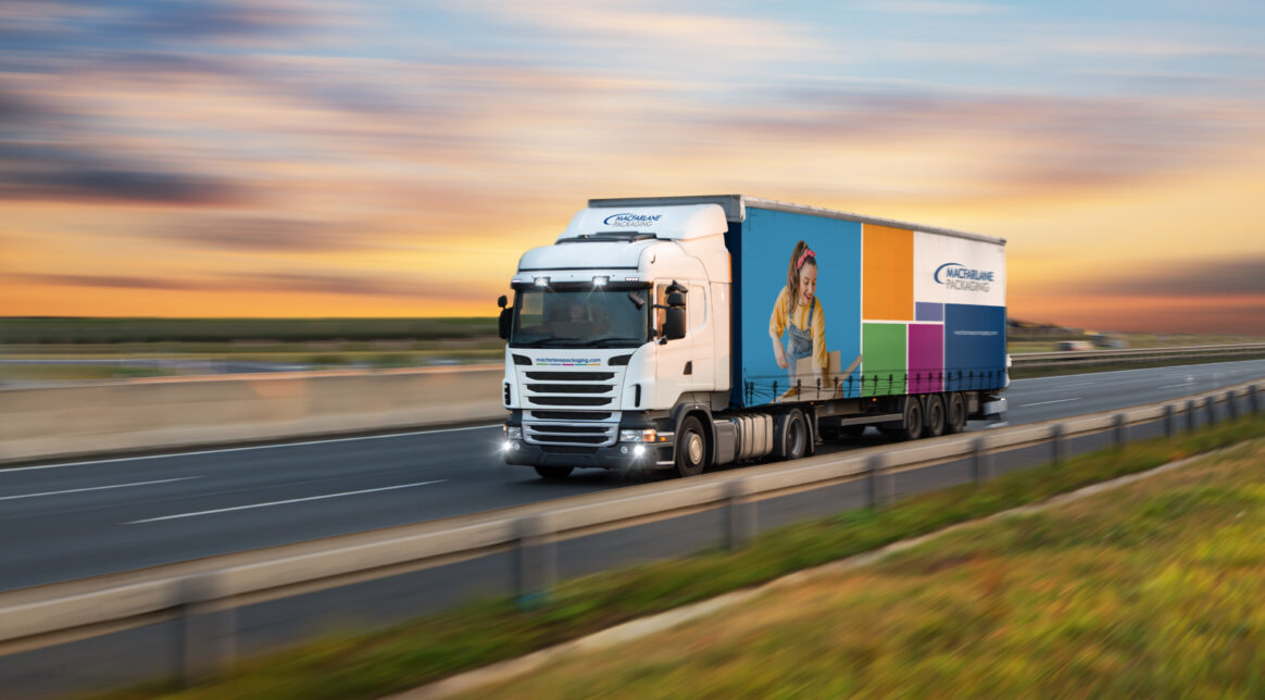 A Macfarlane Packaging Truck