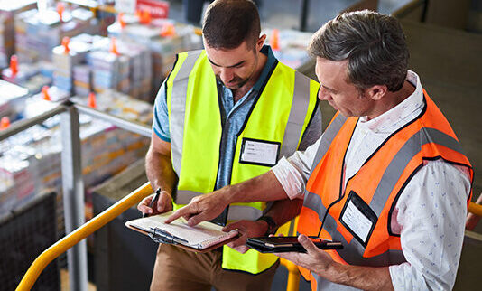 warehouse workers