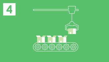 Less energy and meterials needed info graphic section 4