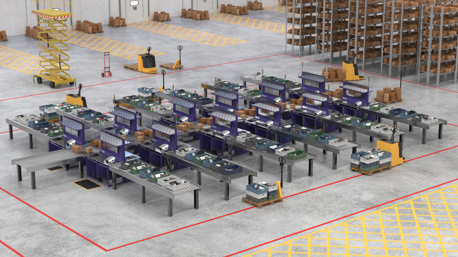 Custom packaging equipment and warehouse design from Macfarlane Packaging