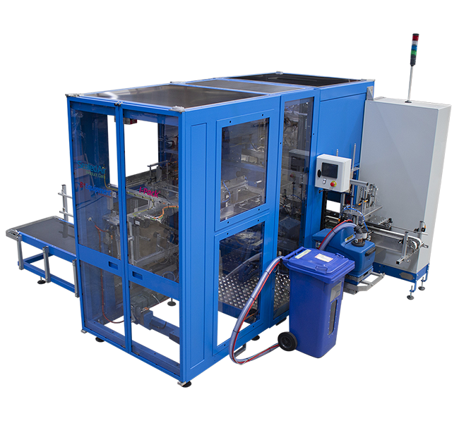 Image shows an example if i-pack right size carton system machinery available from Macfarlane Packaging 